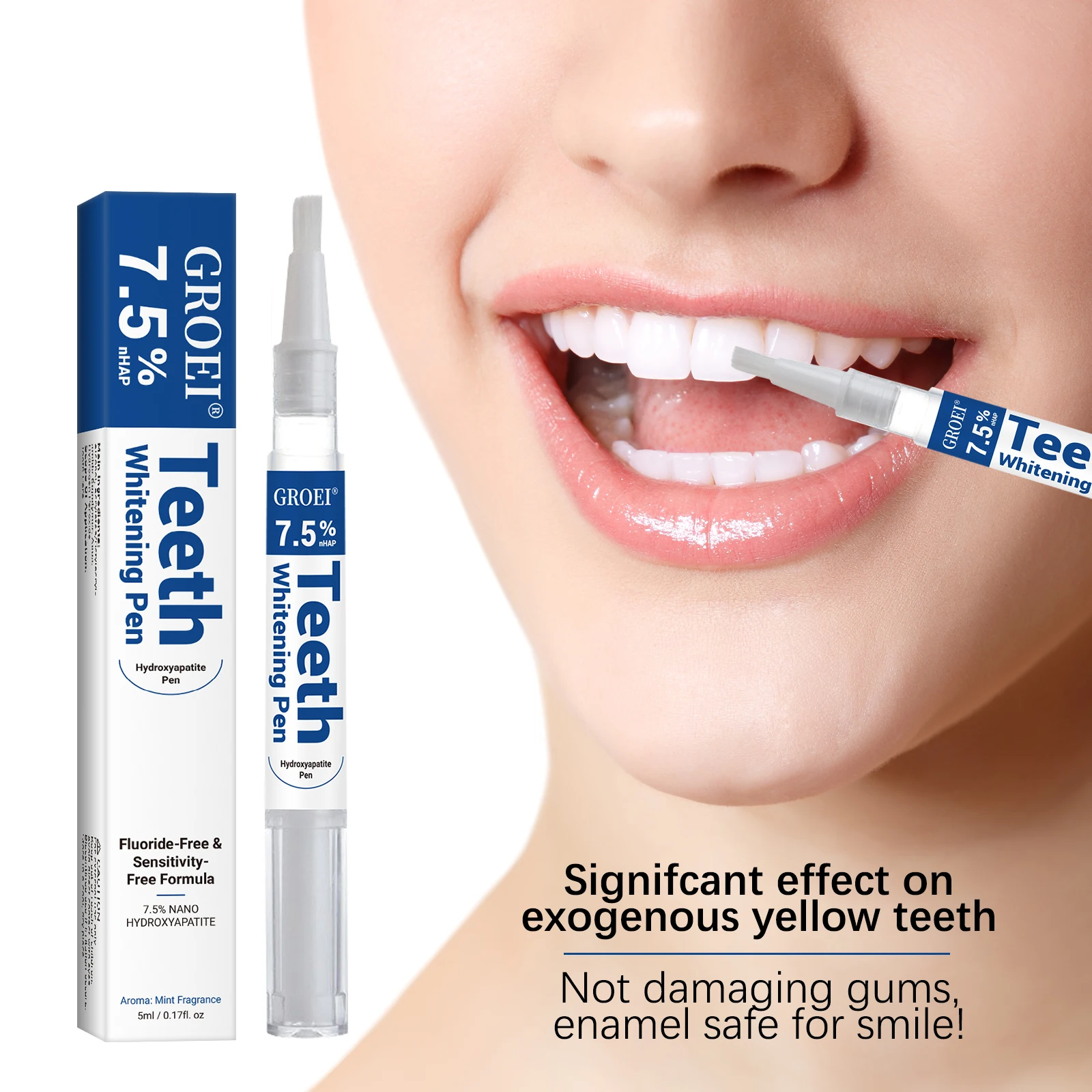 하이드록시아파타이트 치아 미백 펜 눈부신 화이트 얼룩  - Teeth Whitening Doctor 리뷰 및 가격