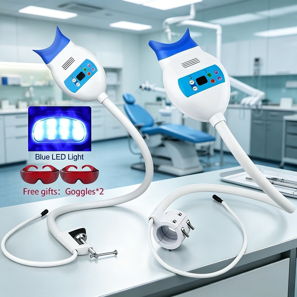 데스크탑 치아 미백 냉광기 8 LED 3색 조절 가능  - Teeth Whitening Led 리뷰 및 가격