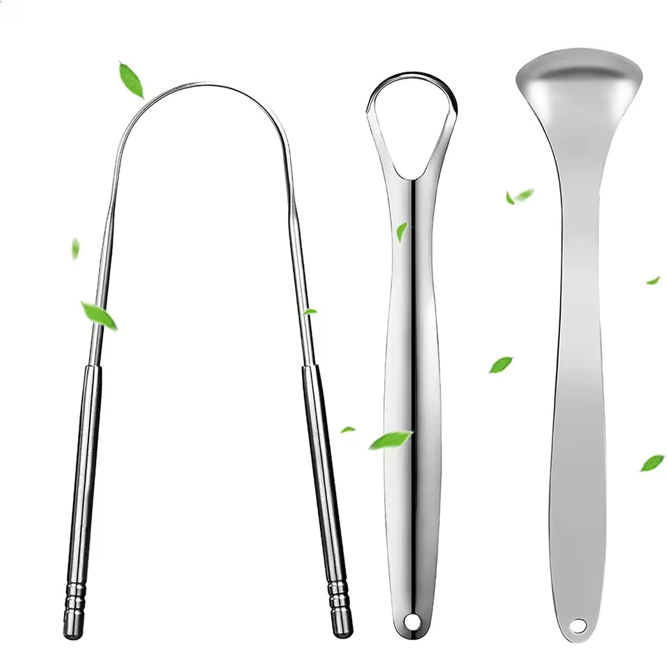 1pc/2pcs/3pcs/4pcs 성인 및 어린이용 금 - Tongue Scraper Metal 리뷰 및 가격