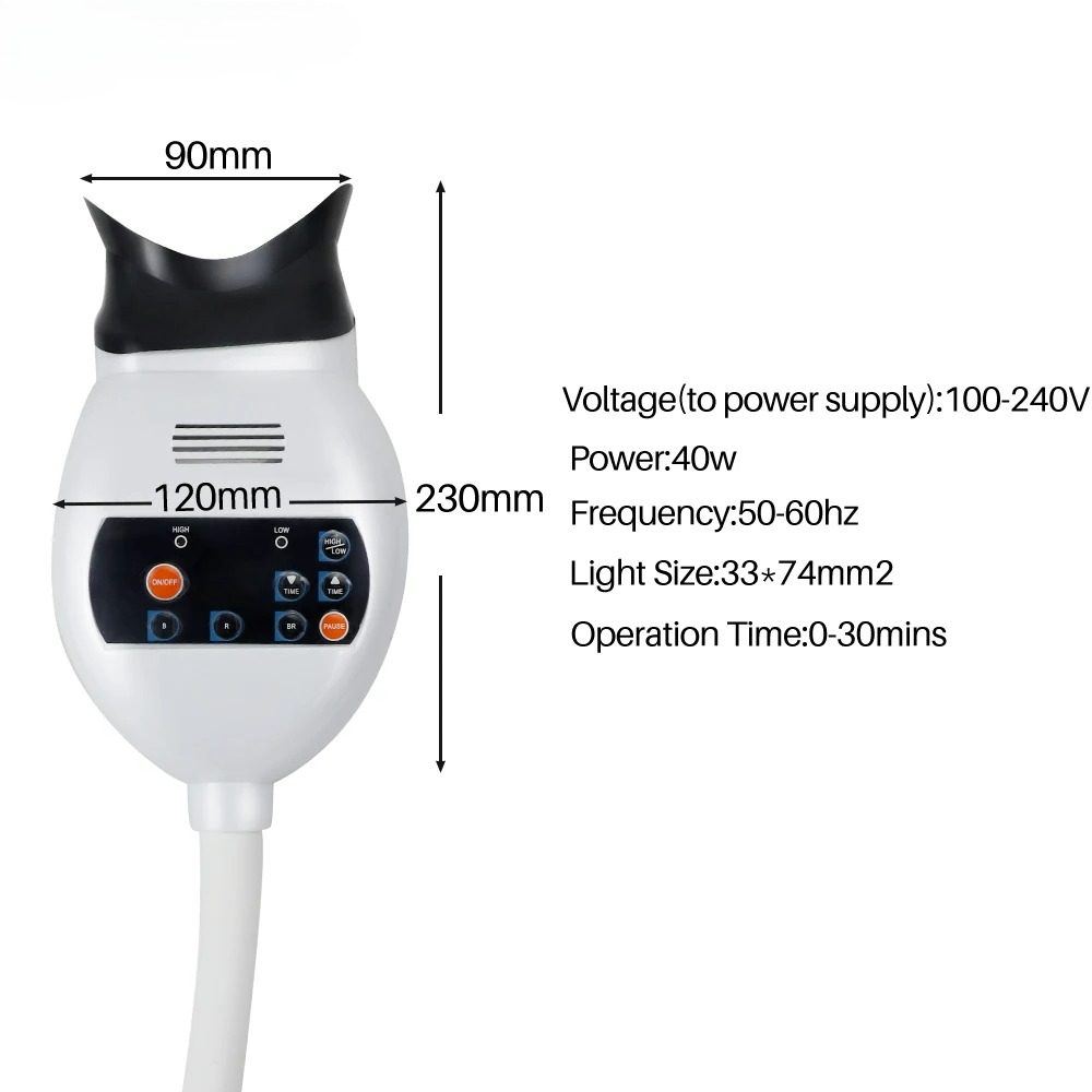 조절 가능한 3색 LED 치아 미백 촉진기 치과용 냉광 - Teeth Whitening Led 리뷰 및 가격