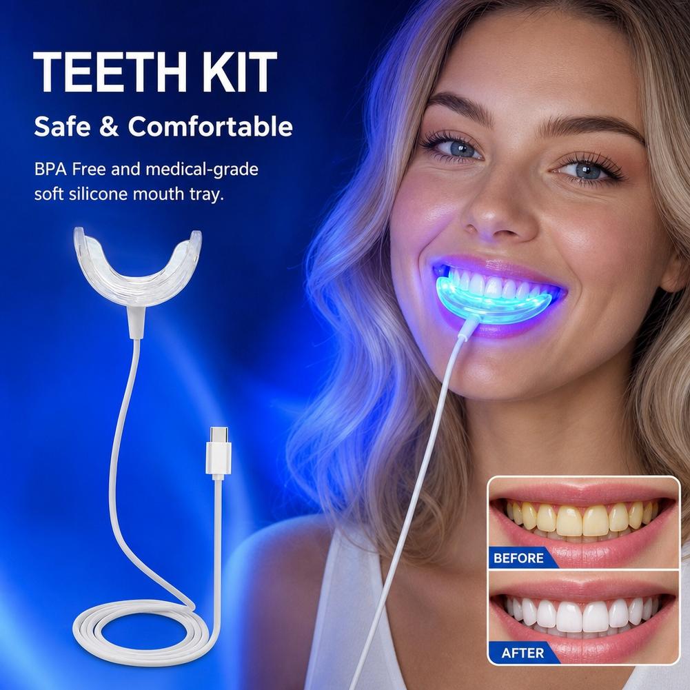 치아 미백 촉진기 스마트 LED 블루 라이트 휴대용 U - Teeth Whitening Doctor 리뷰 및 가격