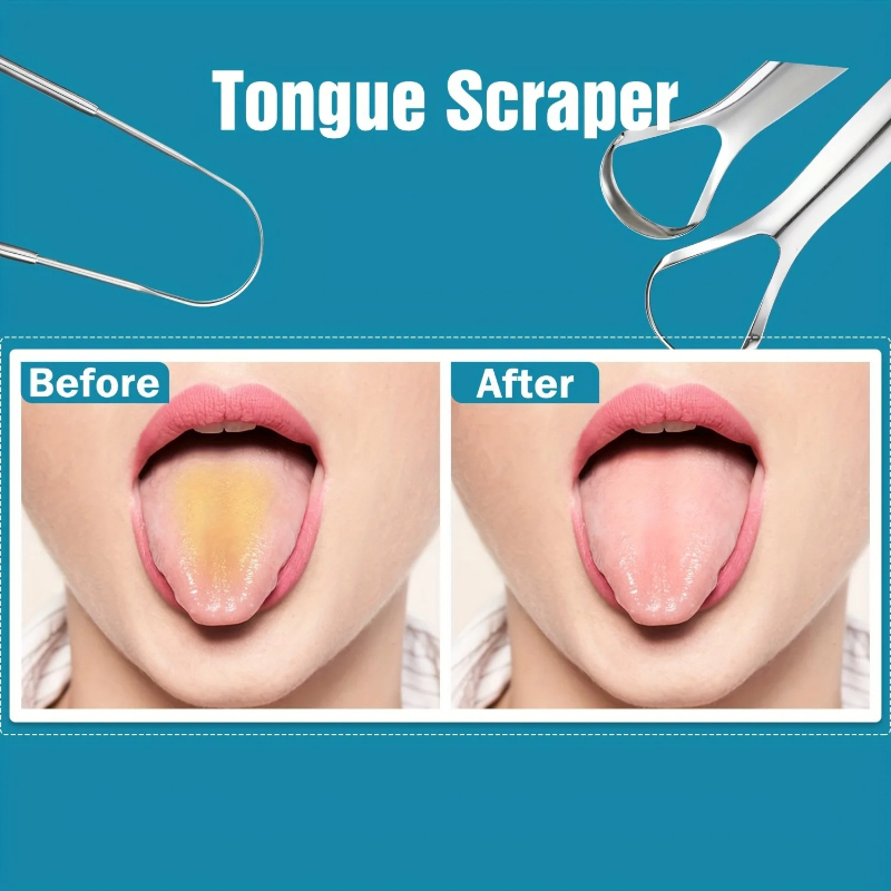 스테인리스 스틸 혀 스크래퍼, 휴대용 혀 스크래퍼, 구 - Tongue Scraper Metal 리뷰 및 가격